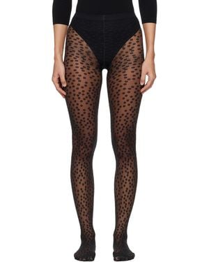 Wolford Sweet Dots Tights - Black