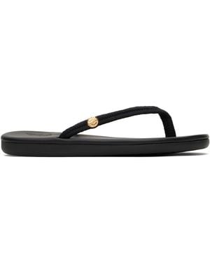 Ancient Greek Sandals ブラック Saionara Rope ビーチサンダル
