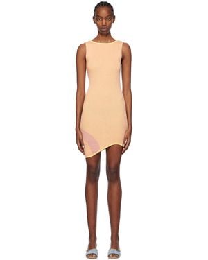 Gcds Pink Comma Minidress - Black
