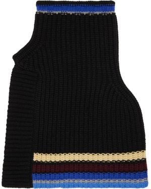 Dries Van Noten Wool Shawl Collar - Black