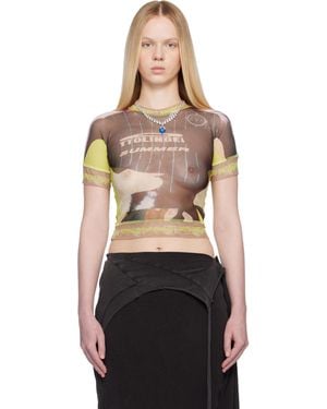 OTTOLINGER Camo Mesh T-shirt - Black