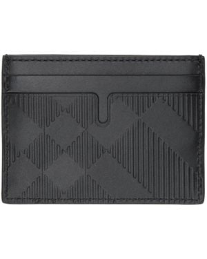 Burberry ブラック チェック カードケース
