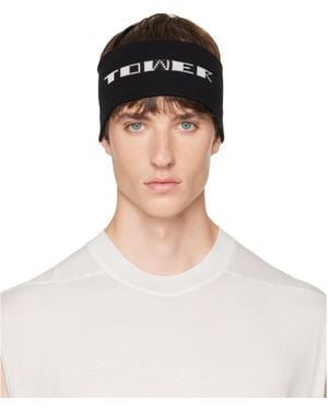 Rick Owens Bandeau Noir En Tricot