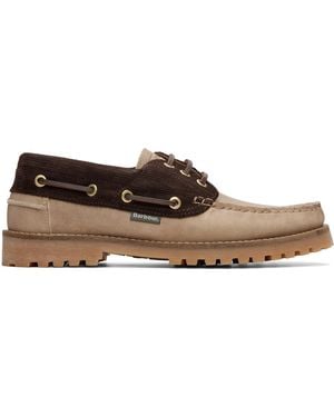 Barbour Re-Engineered Deck Boat Shoes - Black