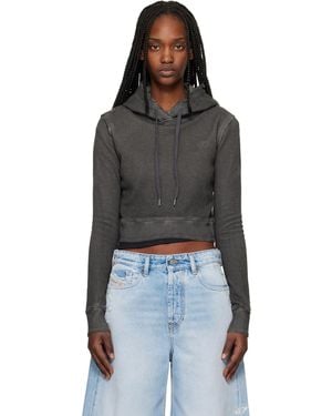 DIESEL F-Slimmy-Hood-S3 Hoodie - Black