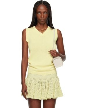 Judy Turner Bryony Vest - Yellow