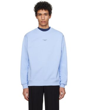 Drole de Monsieur ブルー Le Sweatshirt Slogan Classique スウェットシャツ