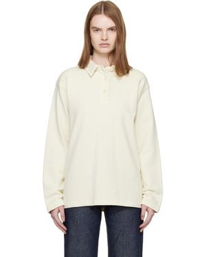 A.P.C. Long-Sleeve Polo - Natural