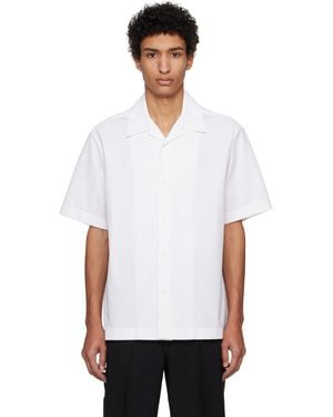 Jil Sander ホワイト ヘビーウェイト シャツ