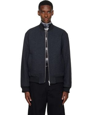 Dries Van Noten Reversible Bomber Jacket - Blue