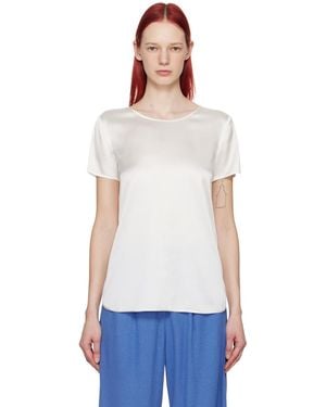 MM by Max Mara オフホワイト Cortona Tシャツ - マルチカラー