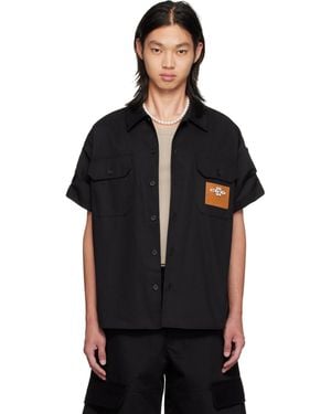 Simone Rocha Military Shirt - Black