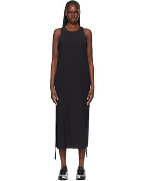Y-3 Racer Cinch Midi Dress - Black