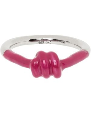 Columbia Ssense Exclusive Alan Crocetti Edition Knot Ring - Black