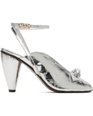 Vivienne Westwood Bow Peep Heels - White