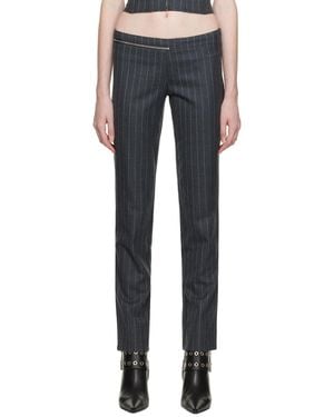 Miaou Grey Hannah Jewett Edition Maeve Trousers - Blue