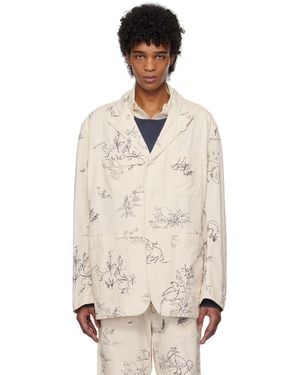 Engineered Garments オフホワイト Bedford テーラードジャケット - ナチュラル