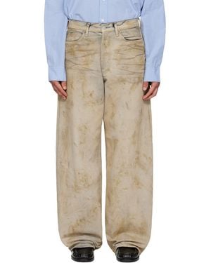 Acne Studios Loose Fit 1981 Jeans - Natural