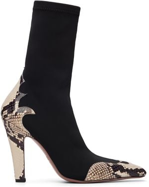 Paris Texas Belle Western 100 Ankle Boots - Black