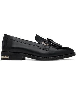Toga Virilis Hard Leather Loafers - Black