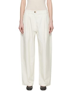 Cordera Technical Tailored Pants - White