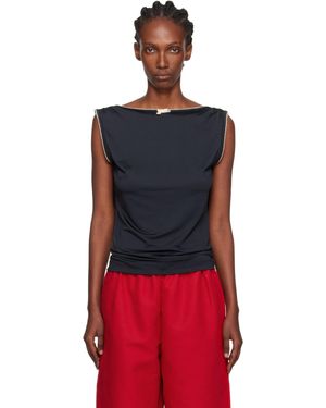 Caro Editions Alexa Jersey Top - Black