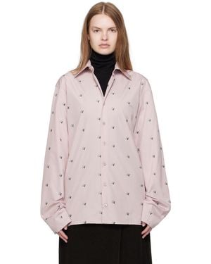 Rier Embroidered Shirt - Pink