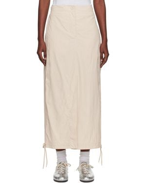 Holzweiler Lt Track Maxi Skirt - Natural