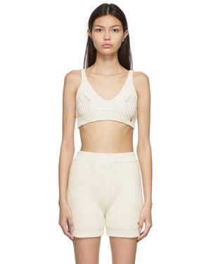 RECTO. Off- Tape Yarn Beach Tank Top - Multicolour