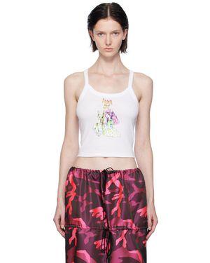 Anna Sui Graphic Tank Top - Red