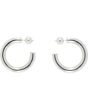 Sophie Buhai Small Everyday Hoop Earrings - Black