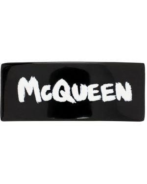 McQueen Black Graffiti Trainer Charm Pin