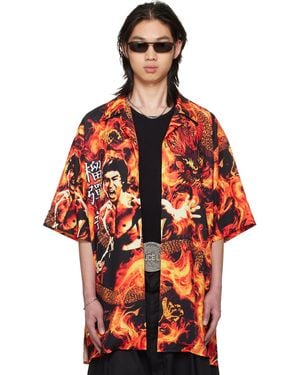 Lu'u Dan Bruce Lee X Lựu Đạn & Sleaze Shirt - Red
