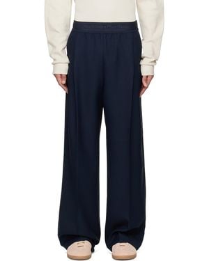 Stockholm Surfboard Club Relaxed Fit Trousers - Blue
