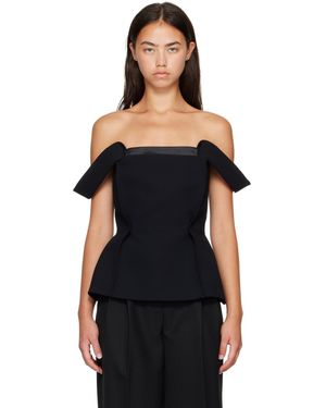 KHAITE Yasmina Top - Black