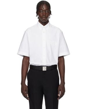 Givenchy ホワイト 半袖シャツ
