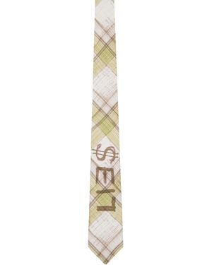 Vivienne Westwood 7Cm 'Lies' Tie - Metallic