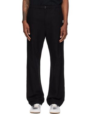 Maison Mihara Yasuhiro Twill Flare Trousers - Black