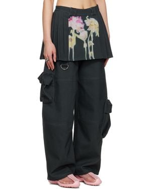【関税込み】Collina Strada イエロー Lawn カーゴパンツ Collina Stradaのイエロー Lawn カーゴパンツがセール中