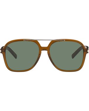 Saint Laurent Lunettes De Soleil Sl 545 Brunes - Vert