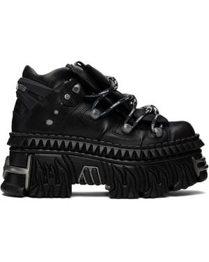Vetements New Rock Edition Fire Platform Trainers - Black