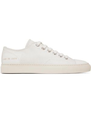 Common Projects ホワイト Tournament ローカットスニーカー - ブラック