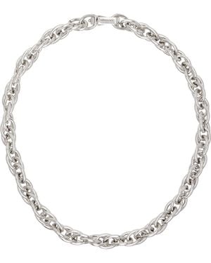 【関税込み】Isabel Marant シルバー Stone ネックレス ISABEL MARANT レザー＆シルバートーン ネックレス | NET-A-PORTER