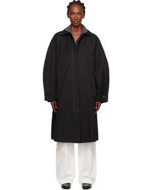 Cordera Relaxed Trench Coat - Black