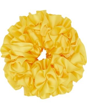 Maryam Nassir Zadeh Ssense Exclusive Carnation Scrunchie - Yellow