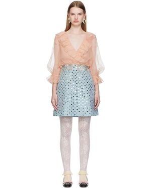 Valentino Sequin Minidress - Black