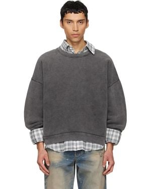 Acne Studios Jumper Logo Patch Sweatshirt - Grey