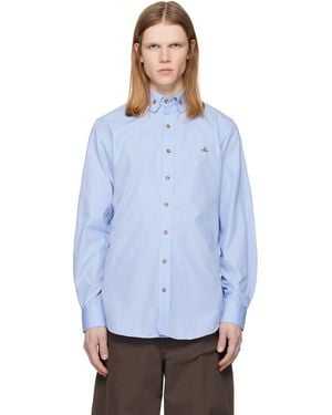 Vivienne Westwood Two Button Krall Shirt - Blue