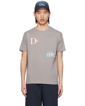 Dime グレー Classic Portal Tシャツ - ブラック