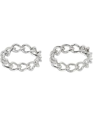 Dries Van Noten Chain Rings - Black